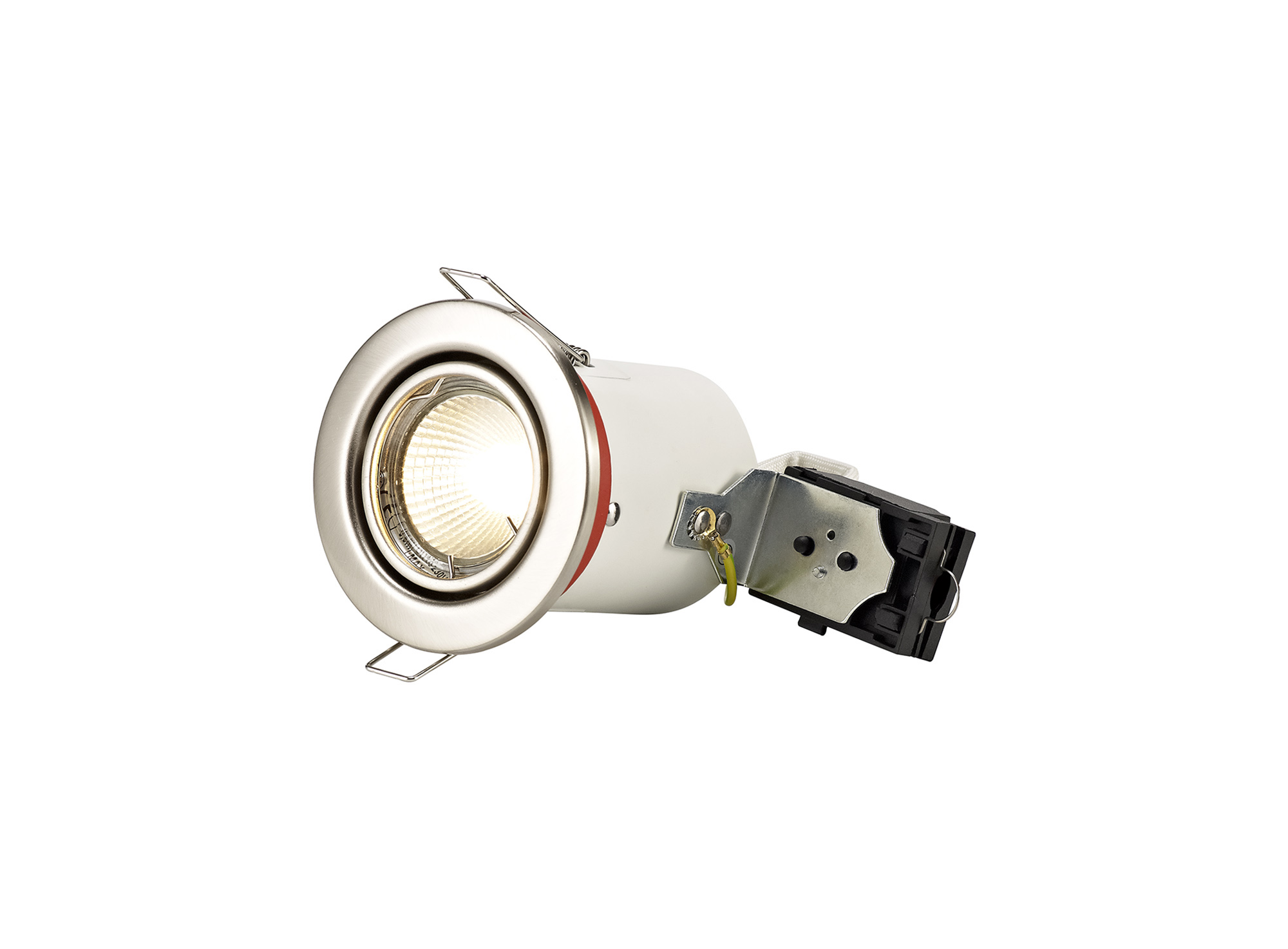 D0441  Agni Adjustable Fire Rated Downlight Satin Nickel
